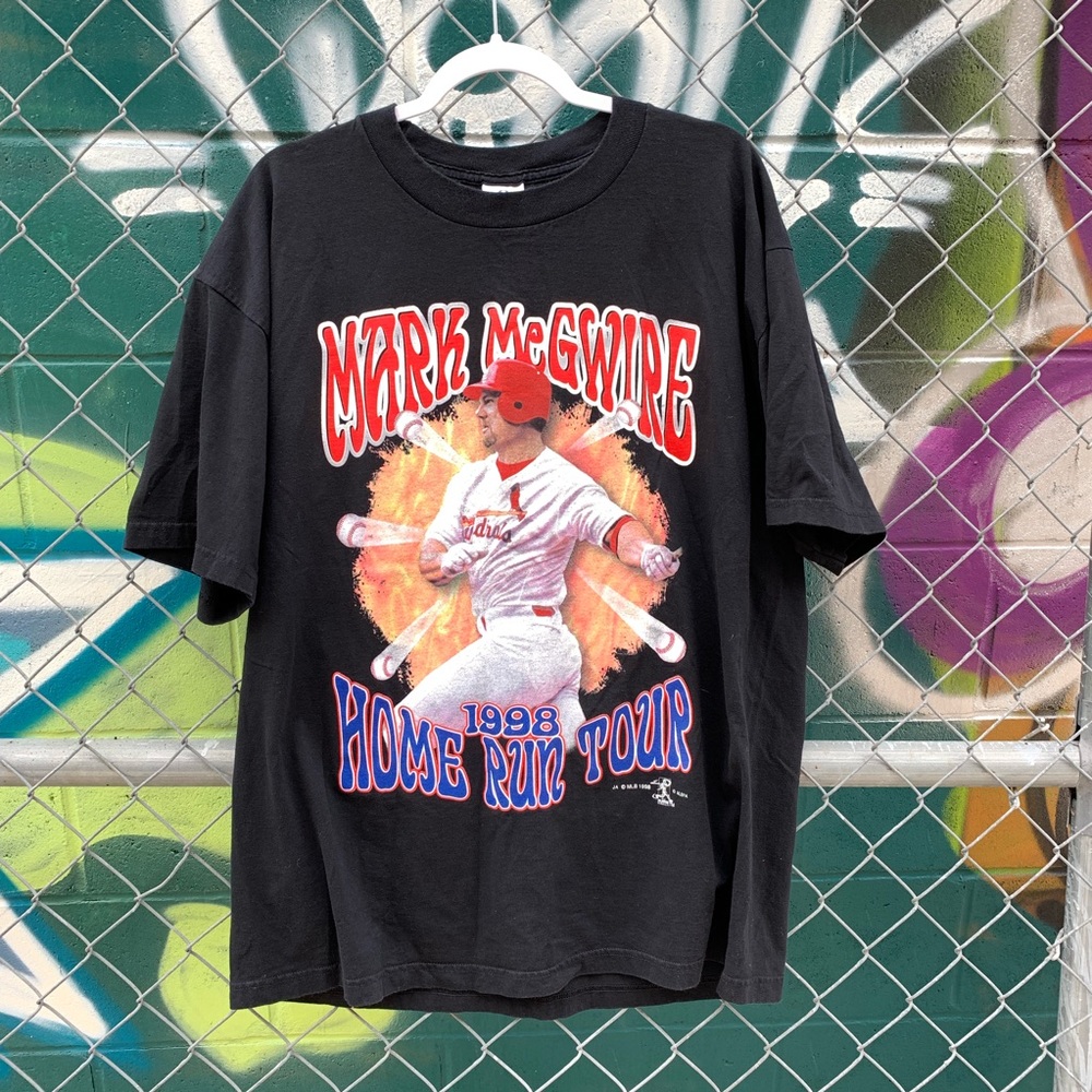 Vintage Mark McGwire 1998 Home Run Tour Graphic T